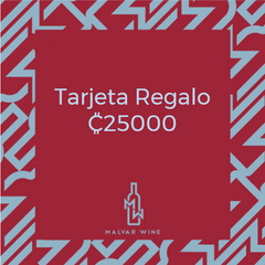 Tarjeta de Regalo  - ₡25000