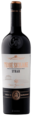 Terre Siciliane Syrah Duca Di Saragnano